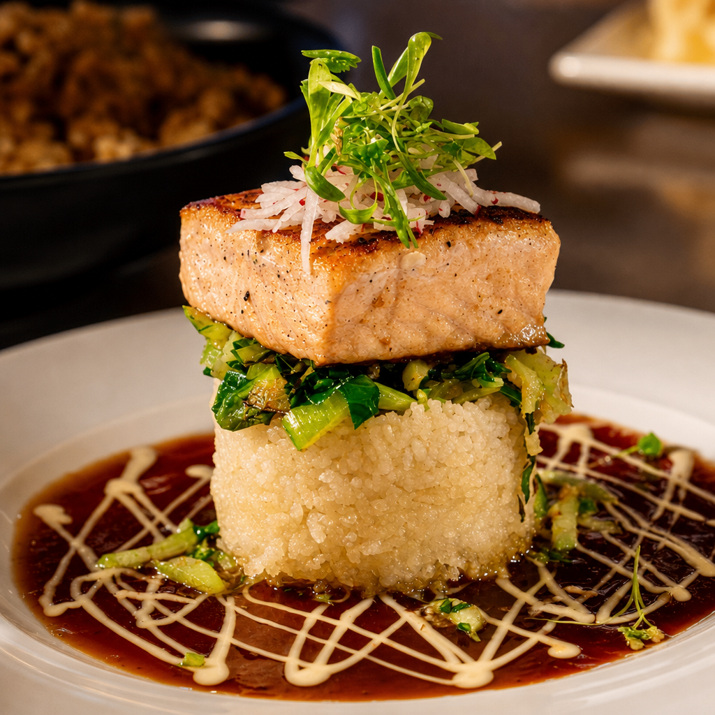 Togarashi Spiced Salmon.
