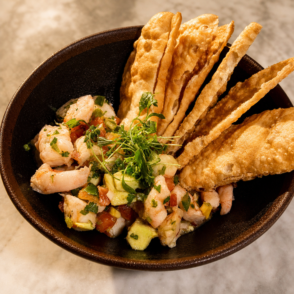 Ceviche Shrimp.