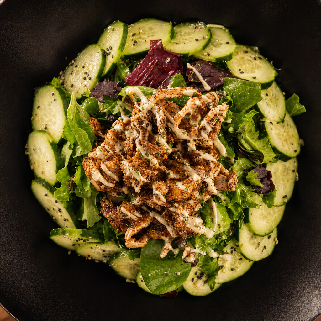 Soft Shell Crab Salad.