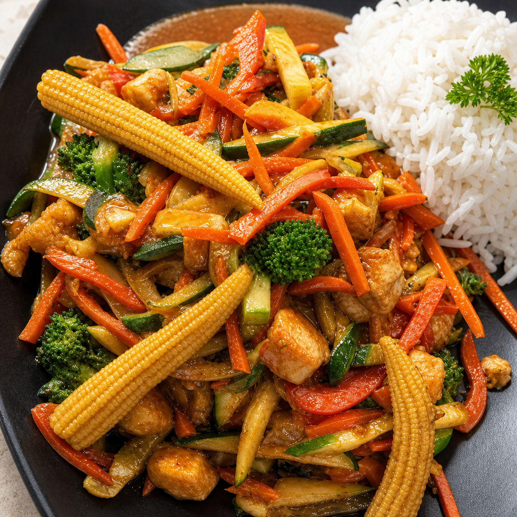 Tofu Peanut Stir Fry.