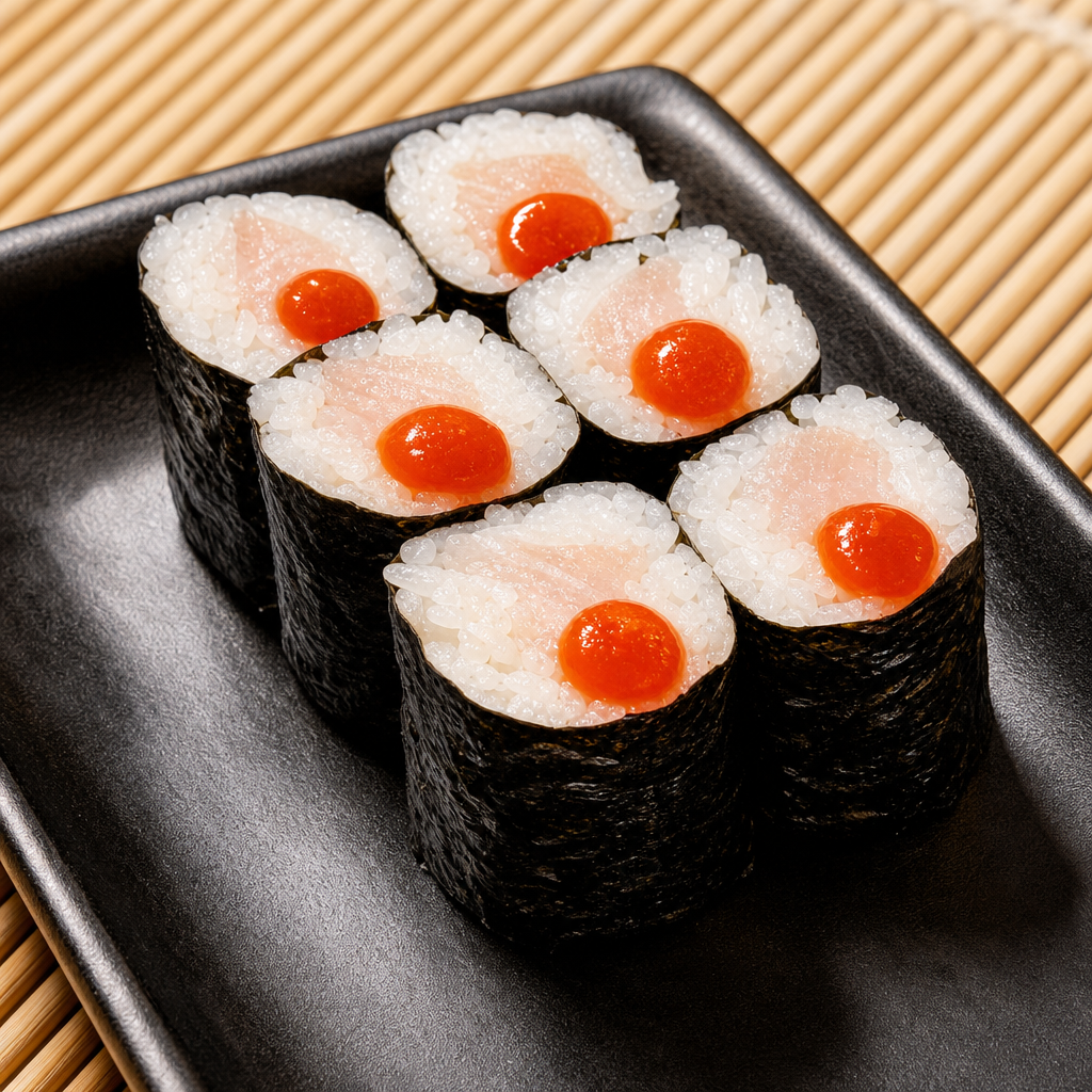 Spicy Hamachi Roll.