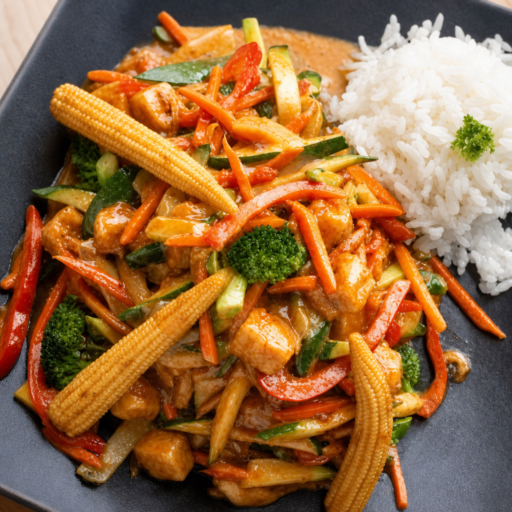 Thai Peanut Stir Fry.