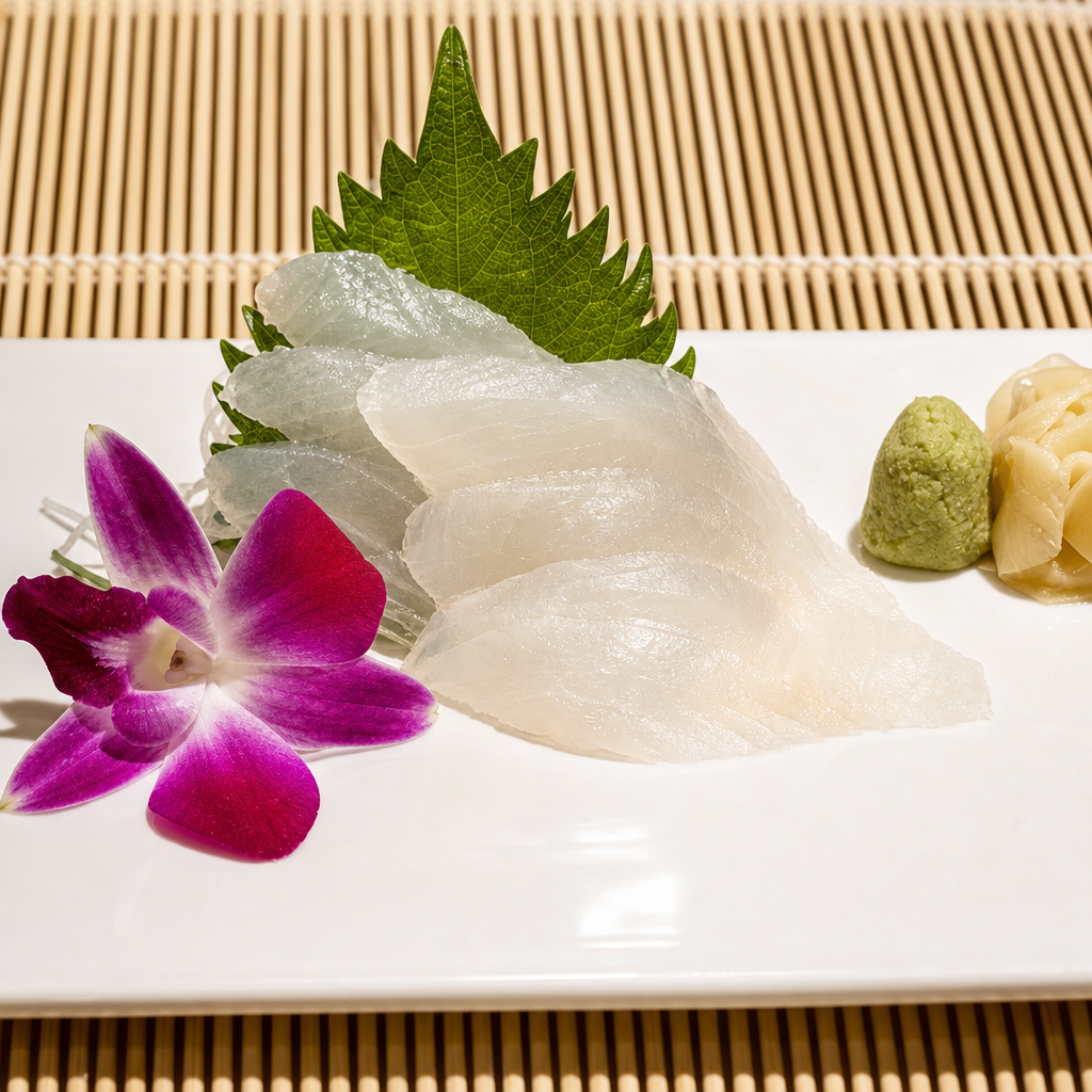 Hirame Sashimi.