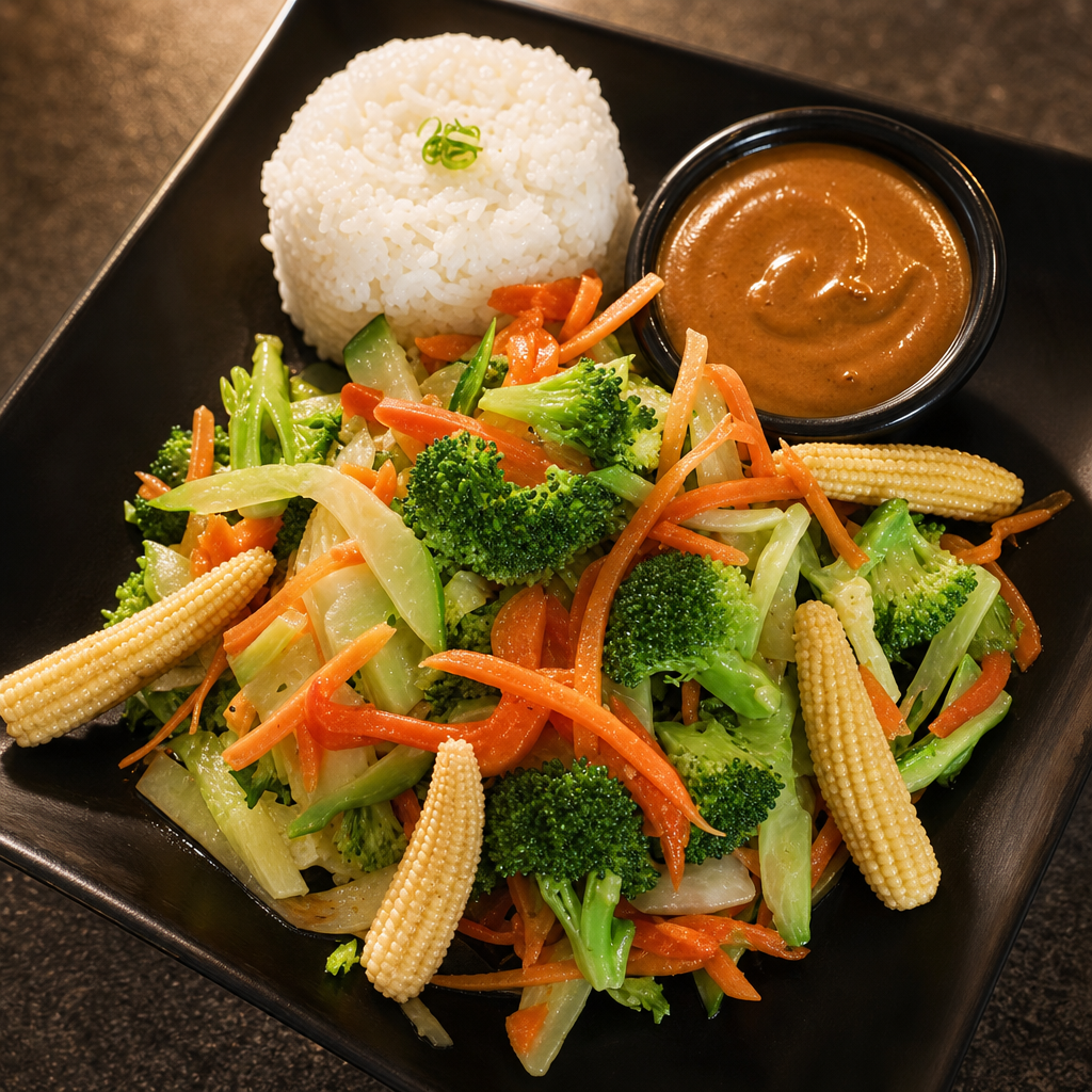 Steamed Vegetables.