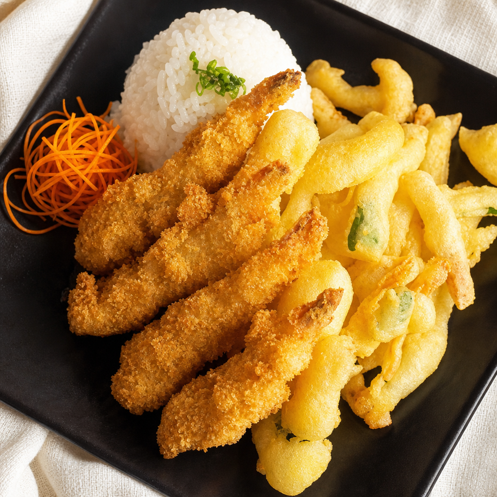 Seafood Tempura Dinner.