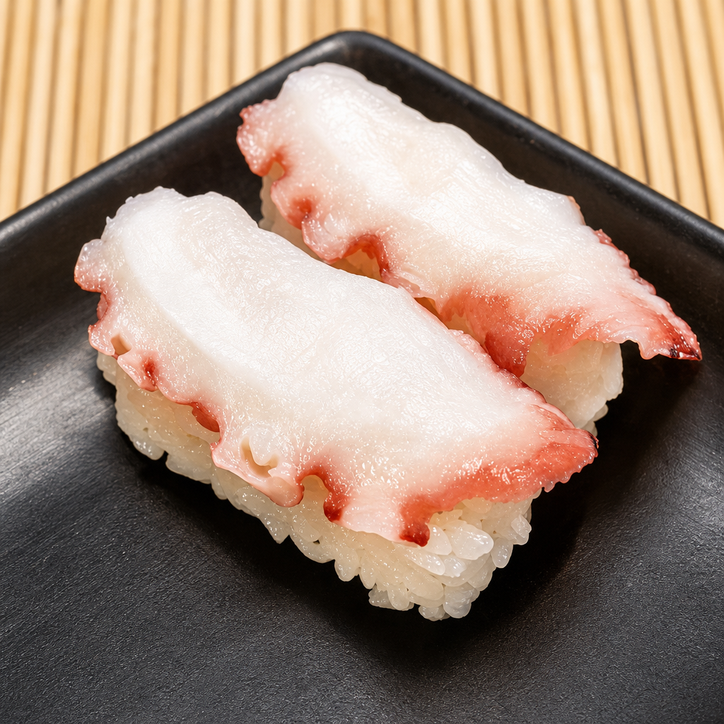 Tako/Spicy Tako Nigiri.