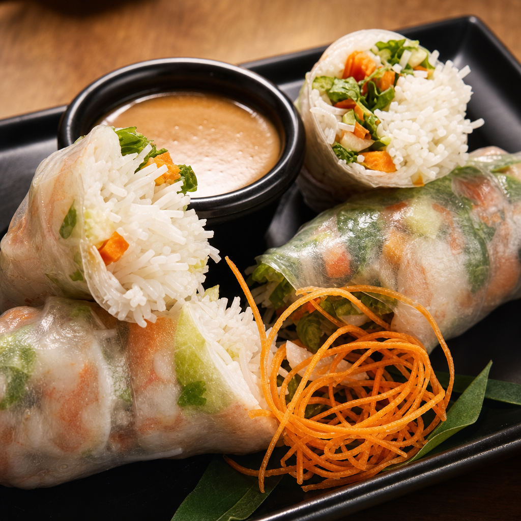 Shrimp Summer Rolls Shrimp.