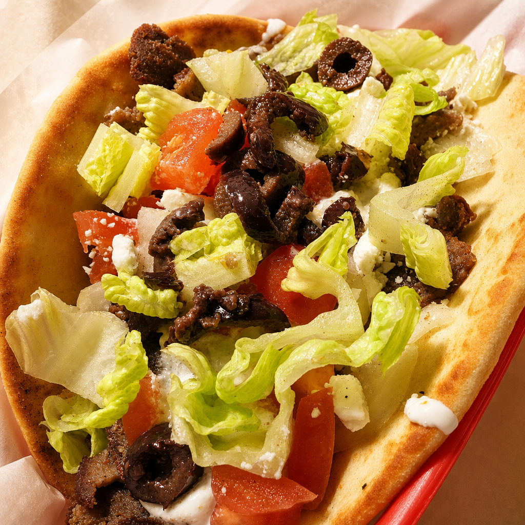 Doner Kabob Gyro.
