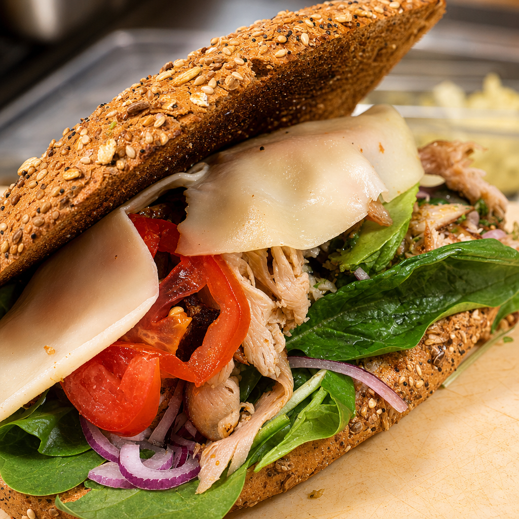 Chicken Pesto.