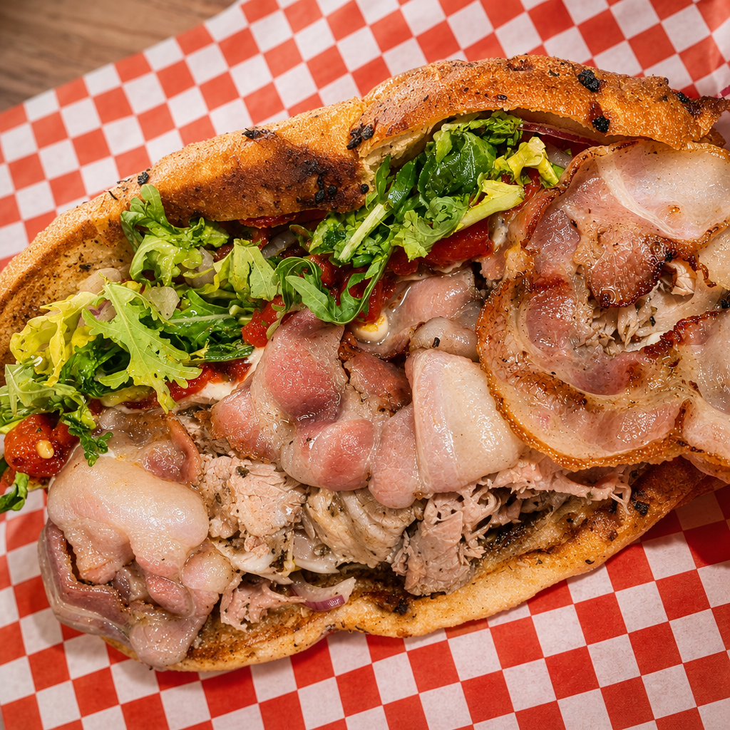 Tuscan Beef Sandwich.
