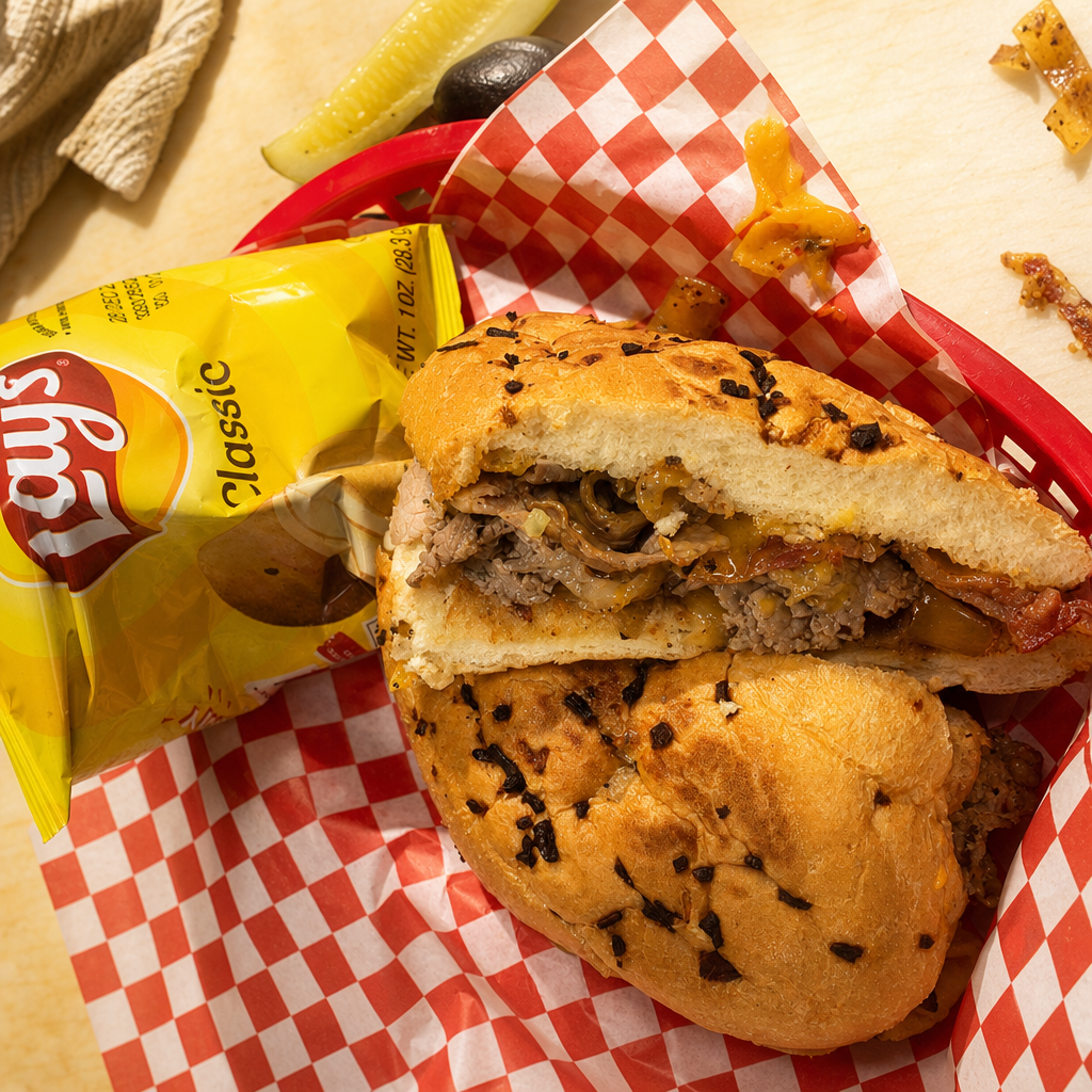 Beef Bacon Cheddar.