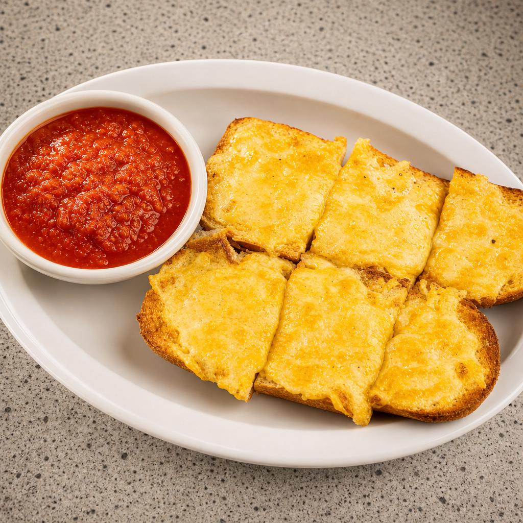 Cheese Bread with Side Marinara