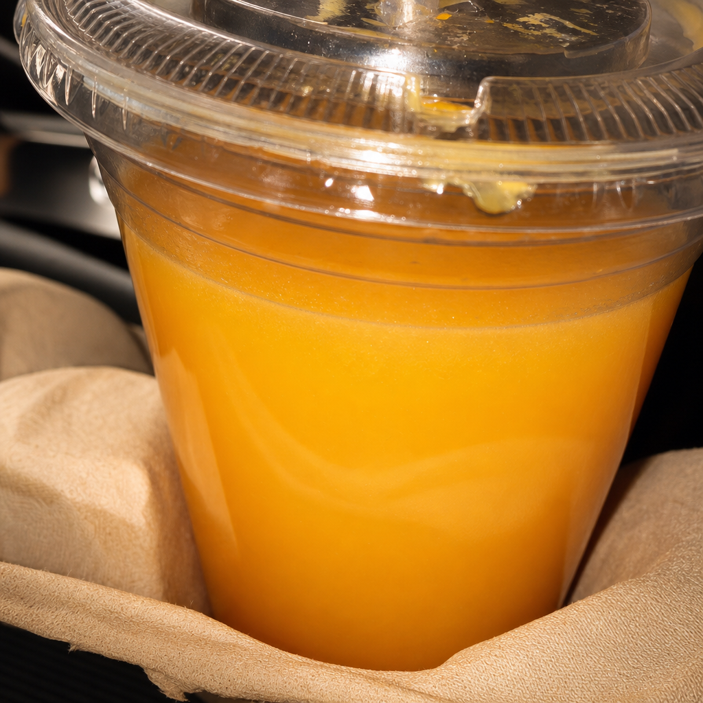 Freshly squeezed orange juice.
