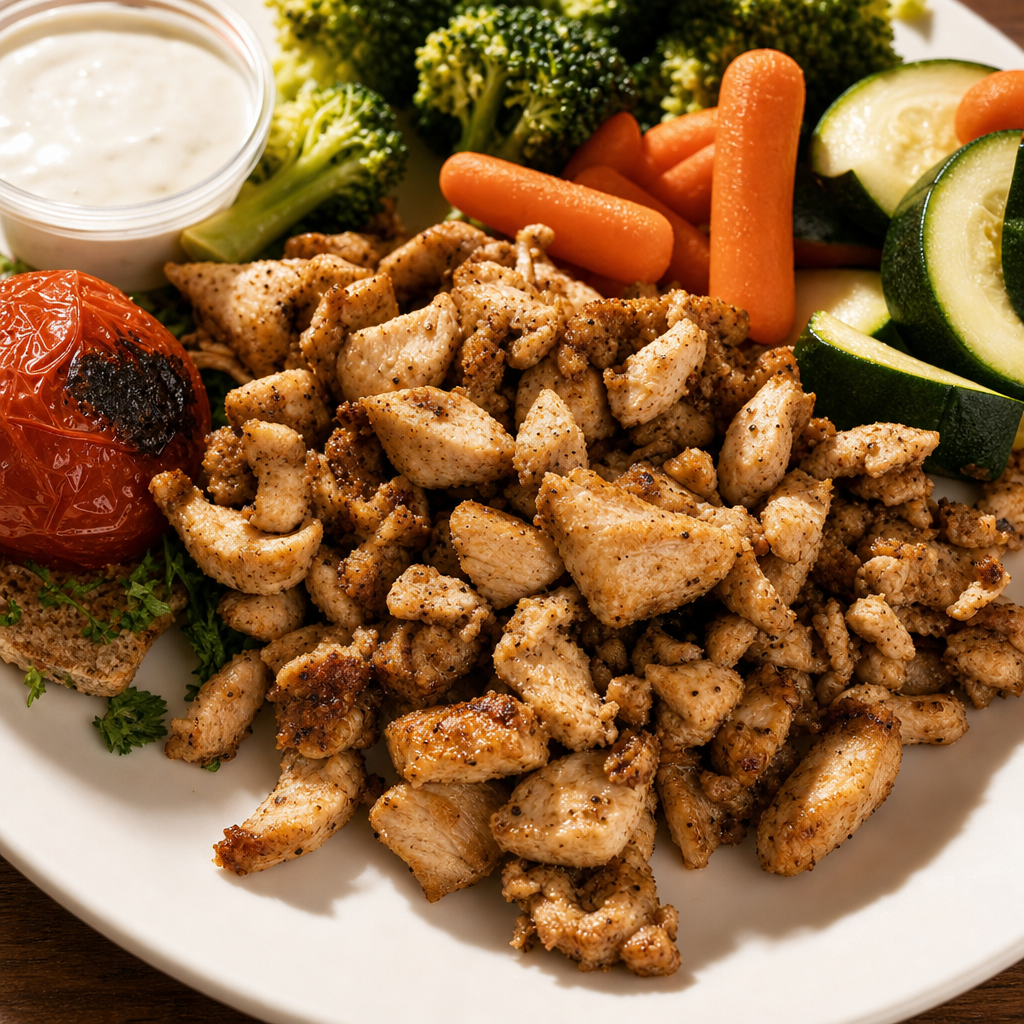 Chicken shawarma wrap