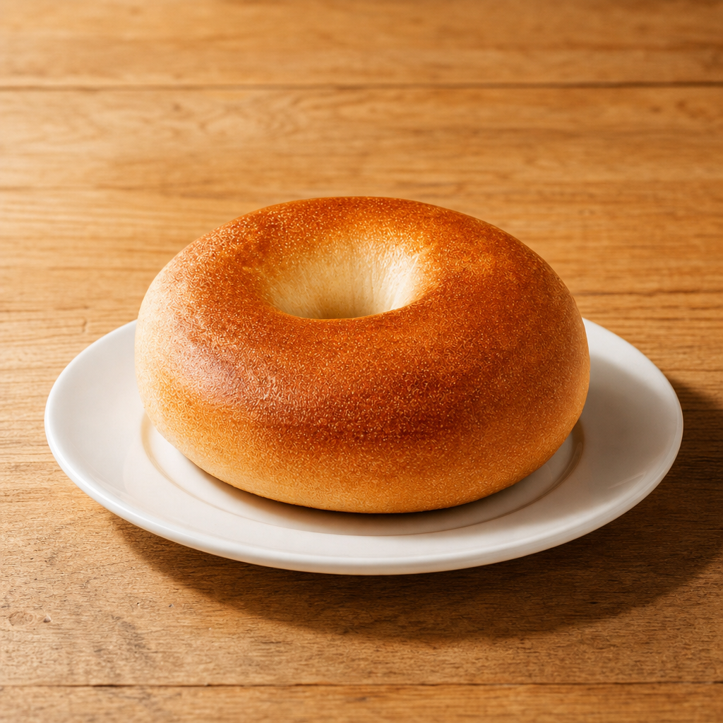 Mini Bagels (nothing on it)