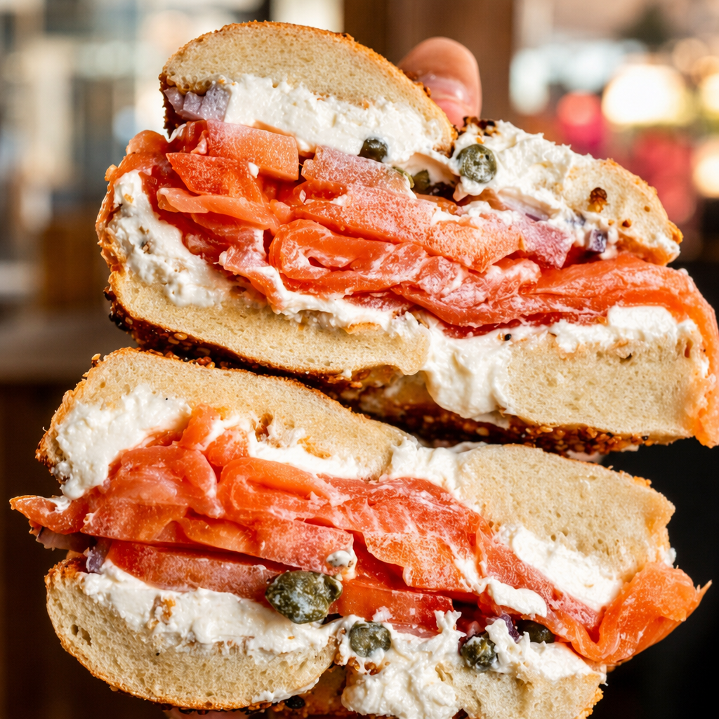 The Classic Nova Lox Sandwich