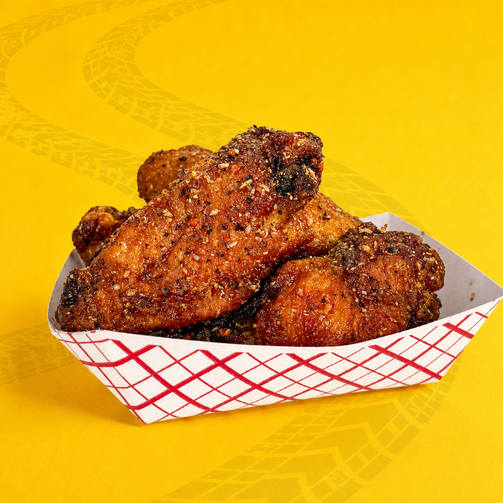 Lemon Pepper Wings (Half Dozen).