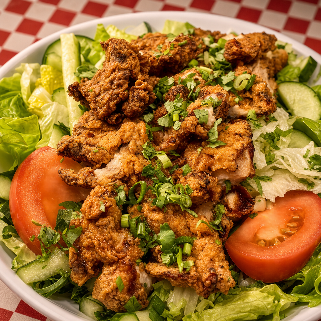 Fried Chicken Salad.