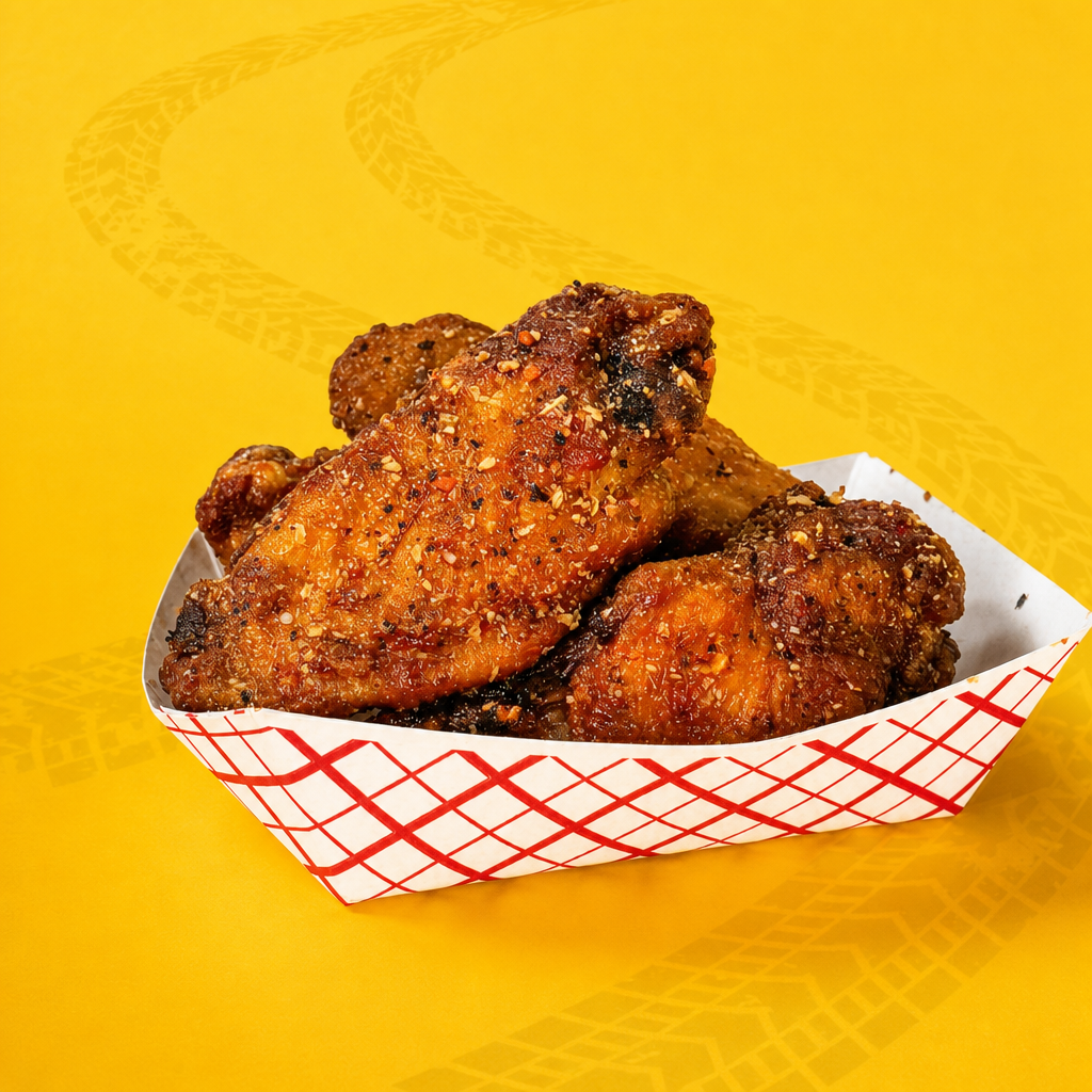 Lemon Pepper Wings (Dozen).