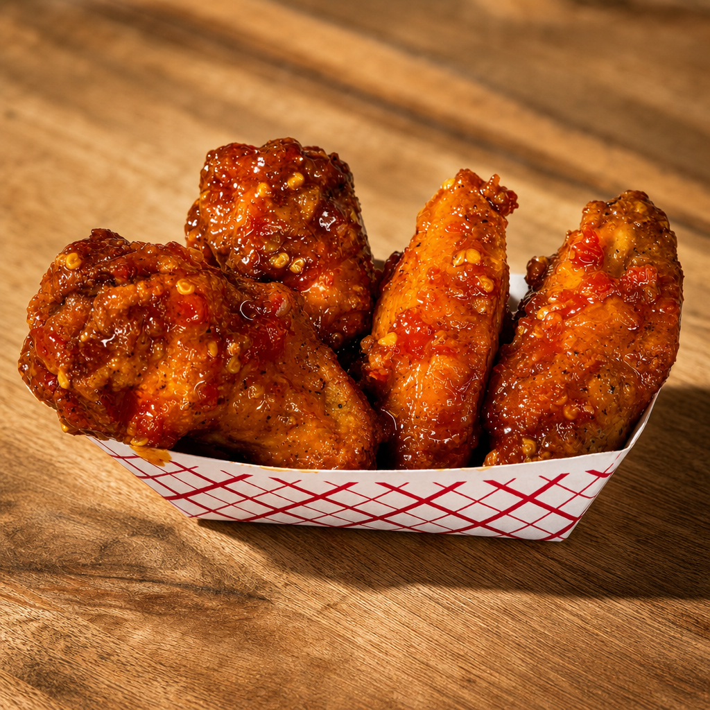 Mango Habanero Wings (Half Dozen).