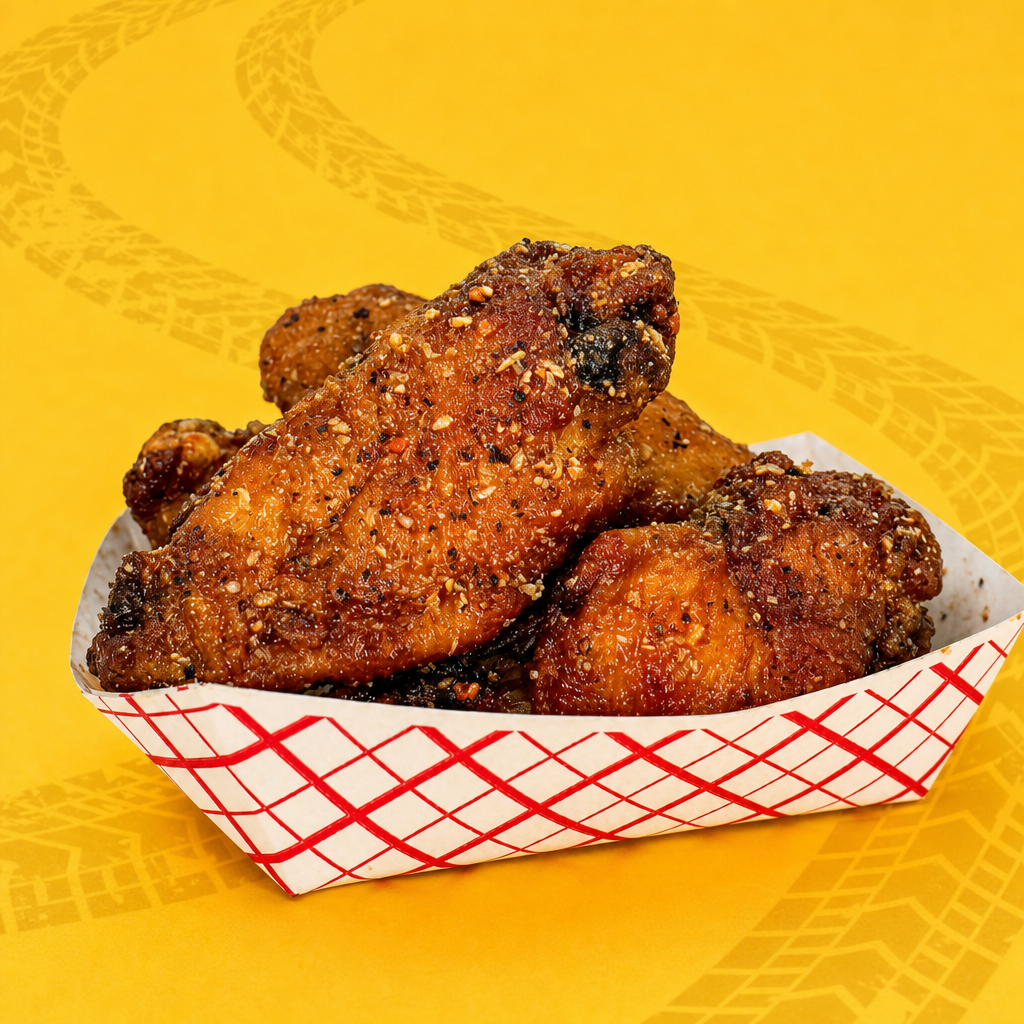 Wings No Sauce (Dozen).