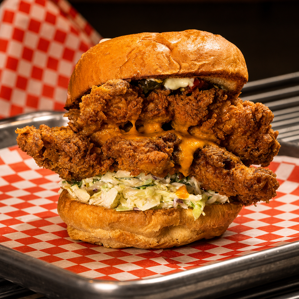 Fried Chicken Burger.