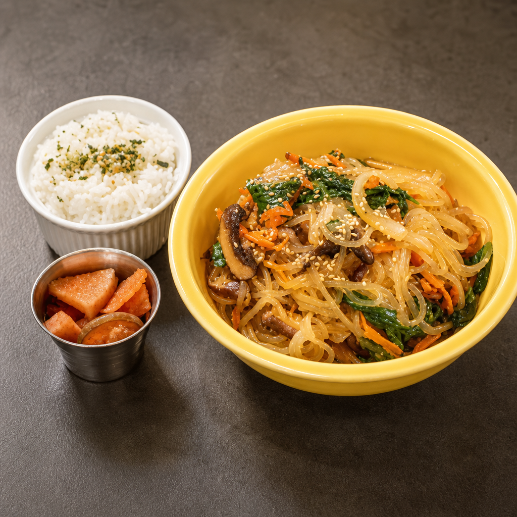 BBB-Japchae (rice noodles no rice).