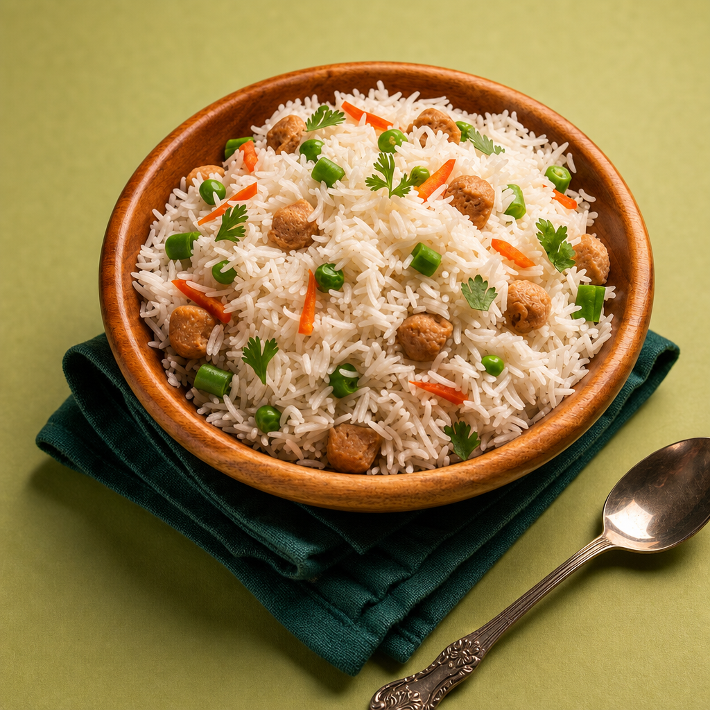 Rice and peas.
