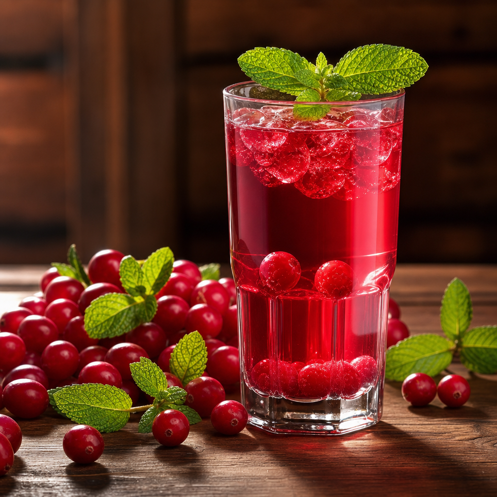 Cranberry juice.
