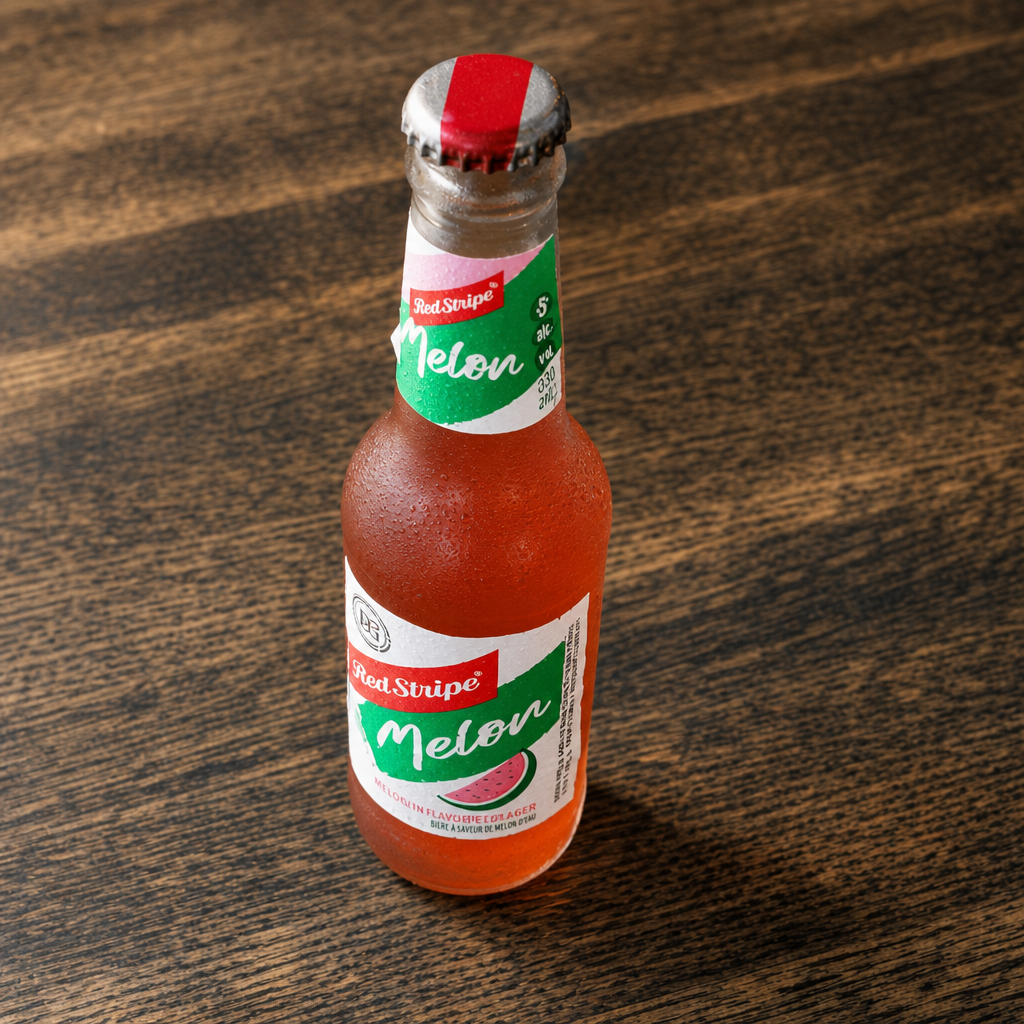Melon Red Stripe.