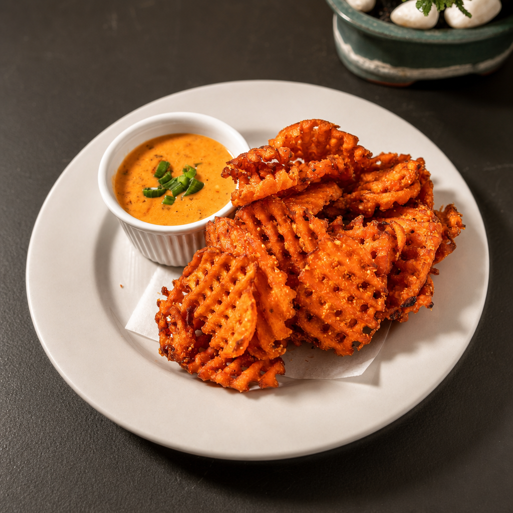 Sweet Potato Fries - Hot Honey.