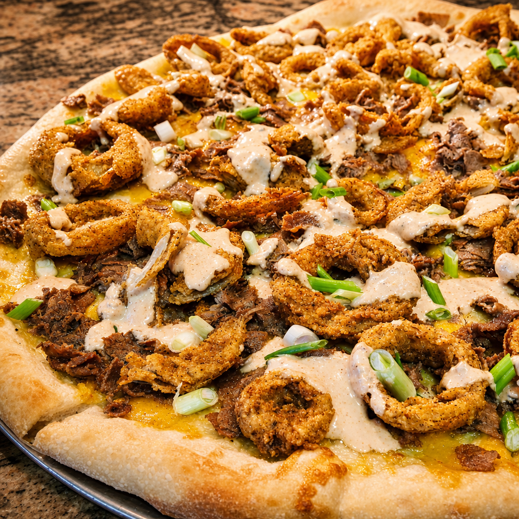 Fried Calamari Pizza (Small)