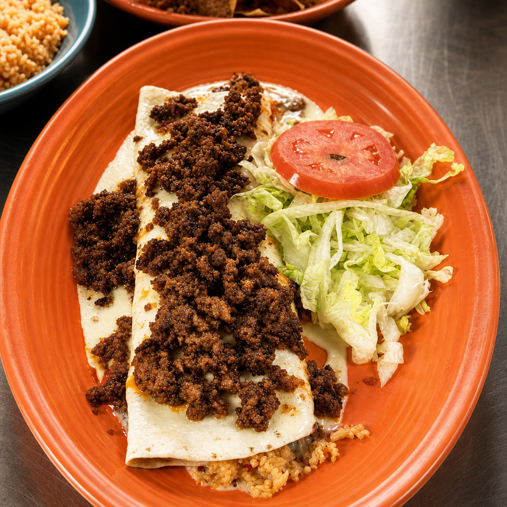 Burrito Tapatío.