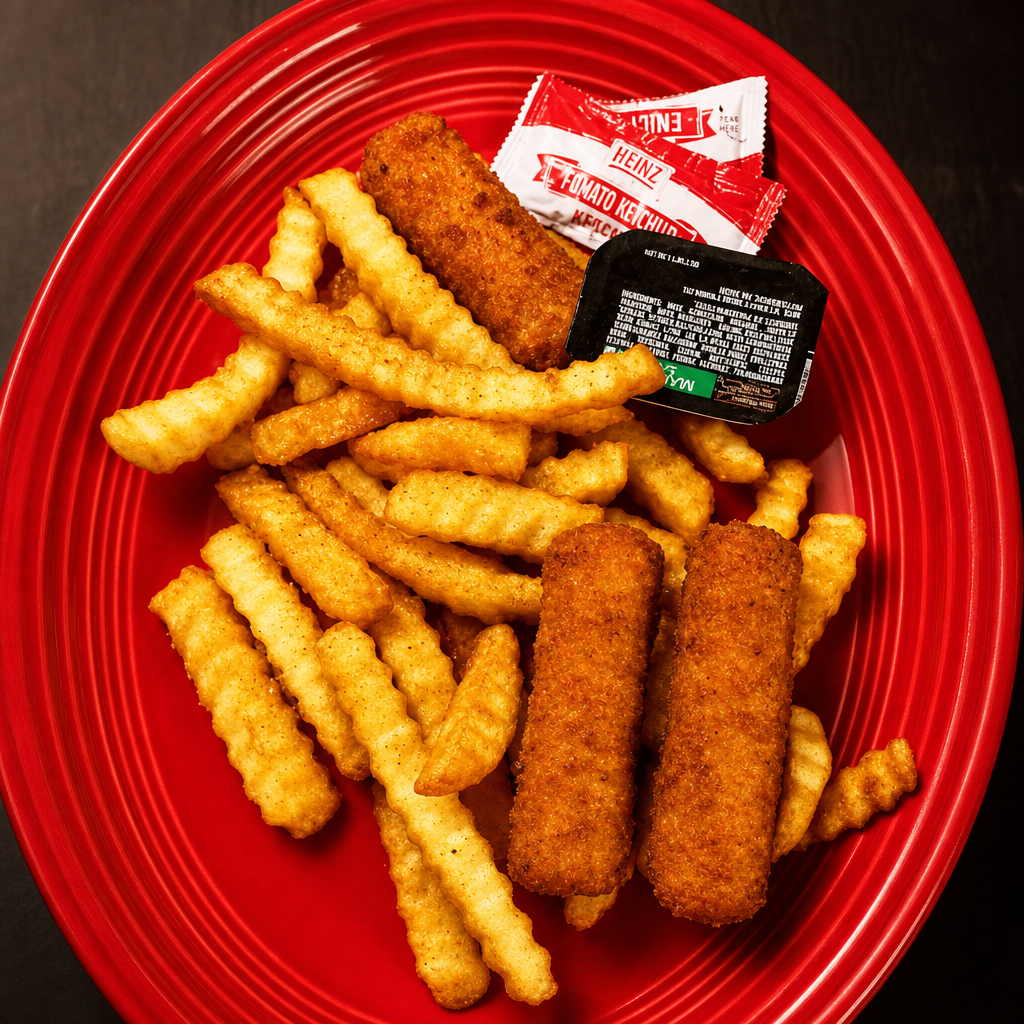 K6. Cheese Sticks & Fries.