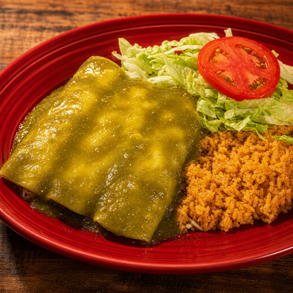 Enchiladas Verdes.