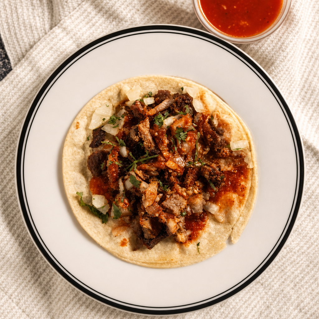 Tacos De Carne Asada.