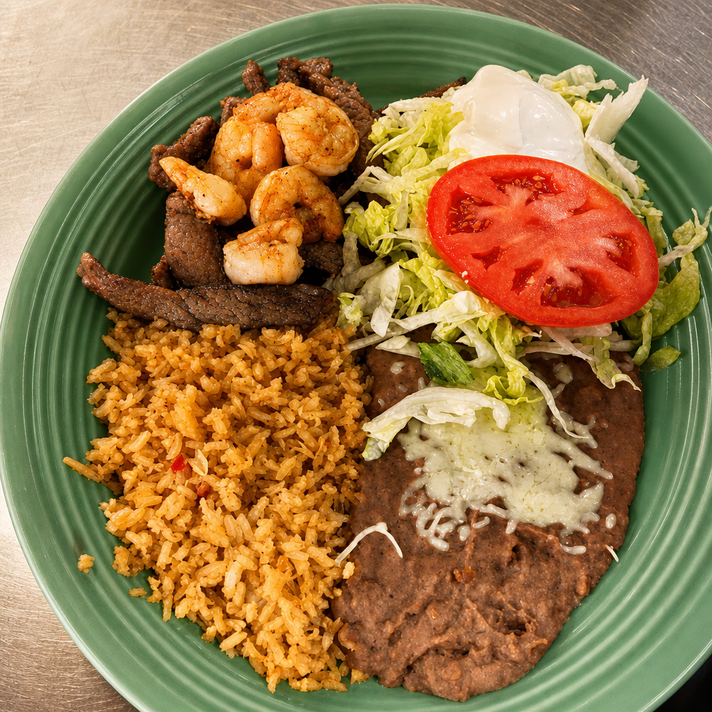 Steak & Shrimp.