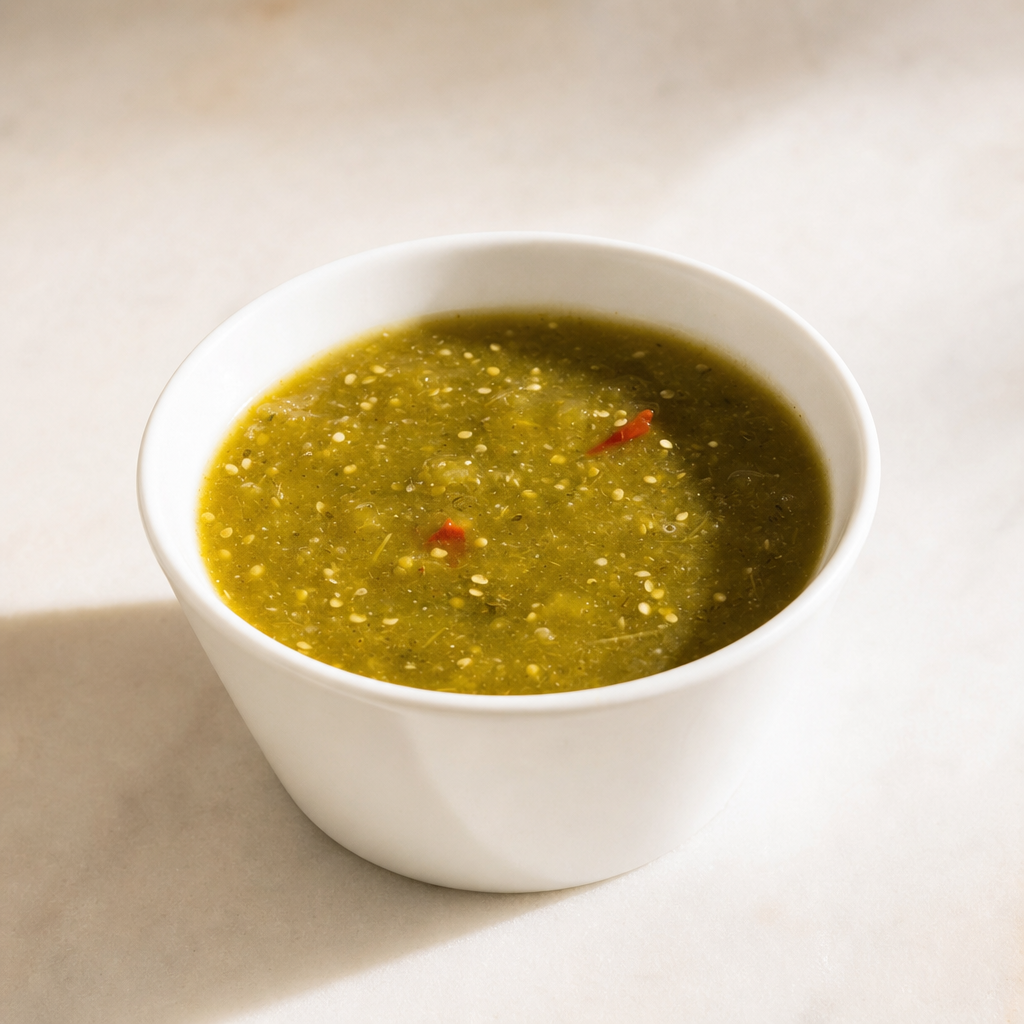 Tomatillo Salsa.