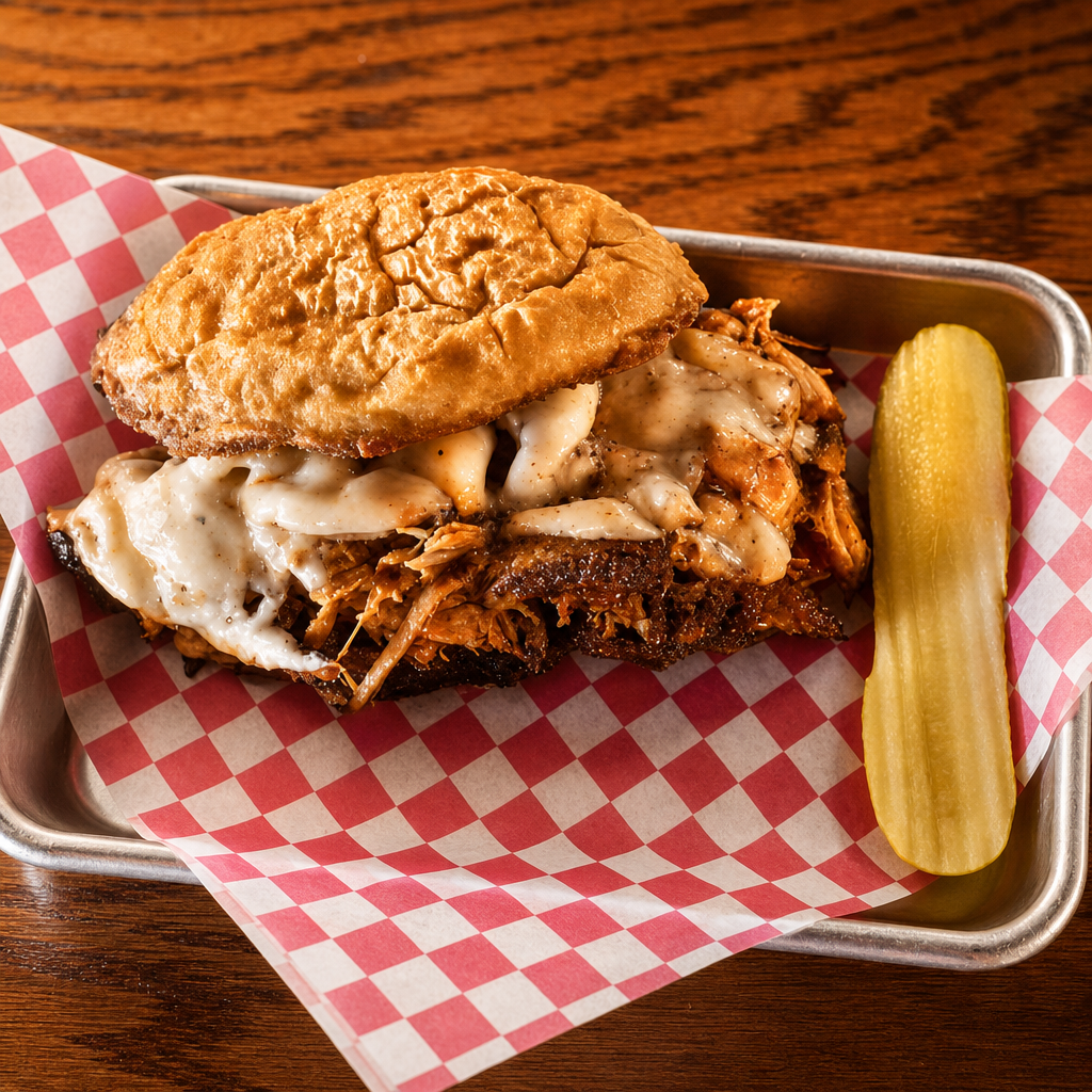 Rib Meat Sandwich.