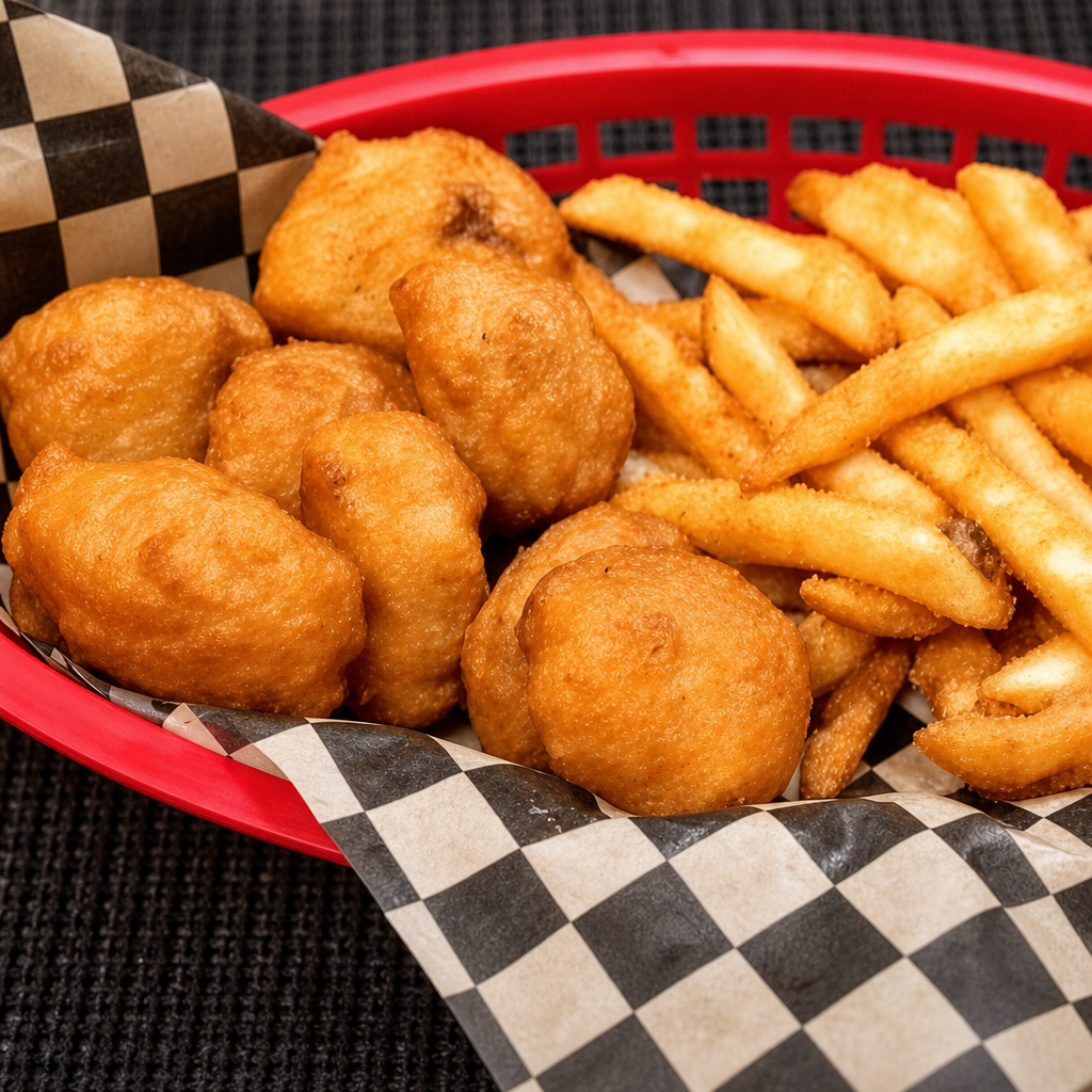 Mac and Cheese Bites.
