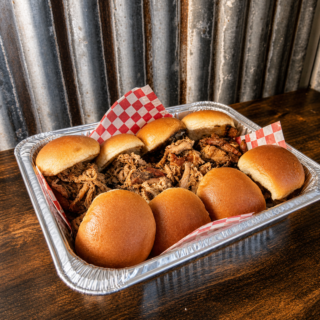 Thinly Sliced Steak Slider.