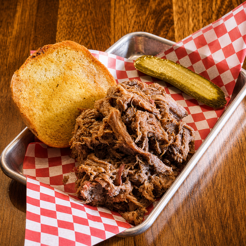 Pulled Pork Sandwich.