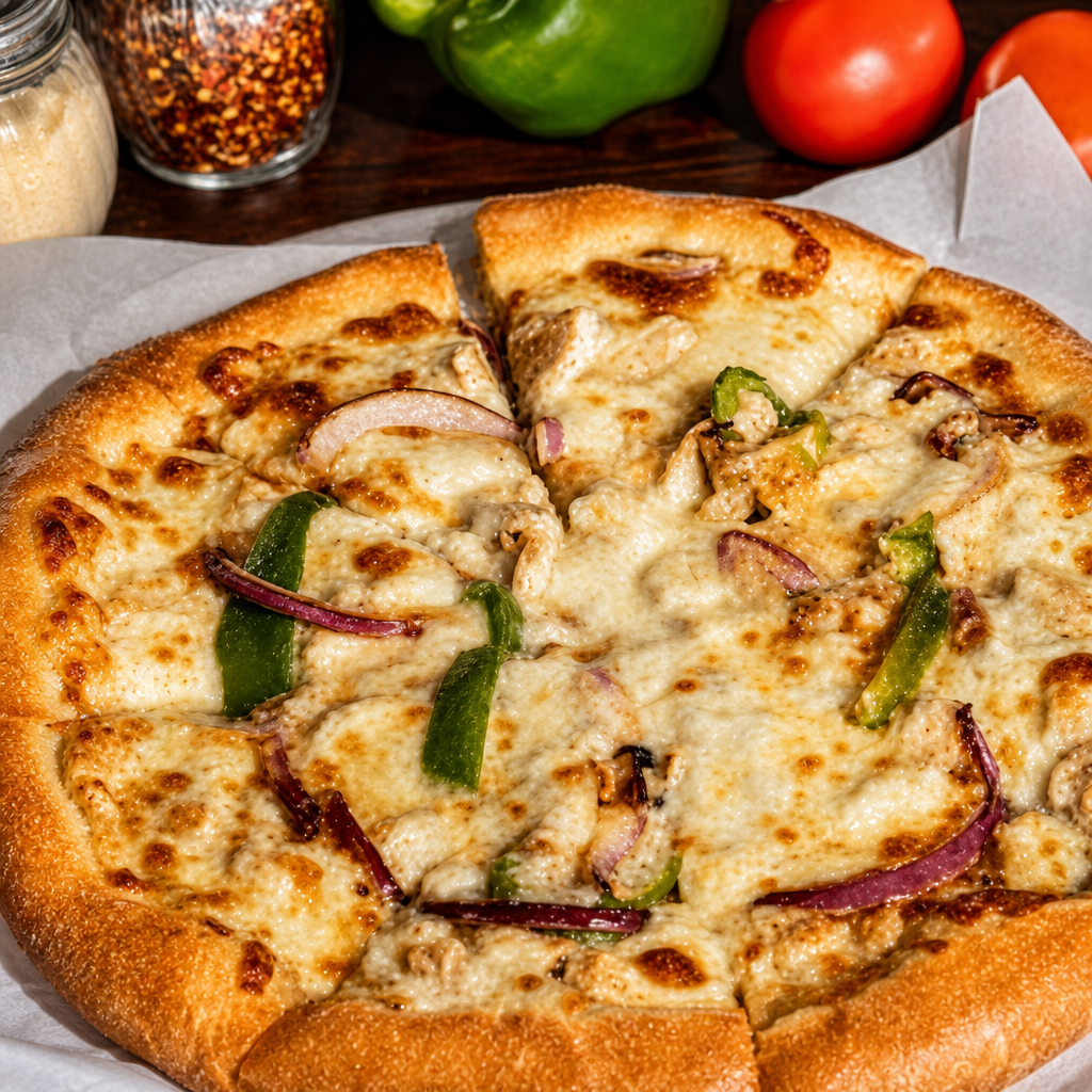 Ranch Rooster Pizza.