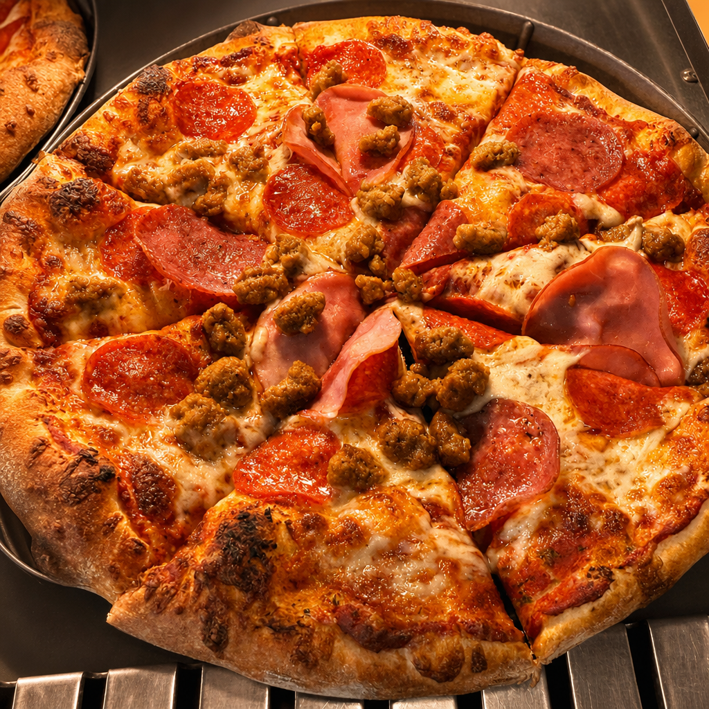 Meat Pizza.