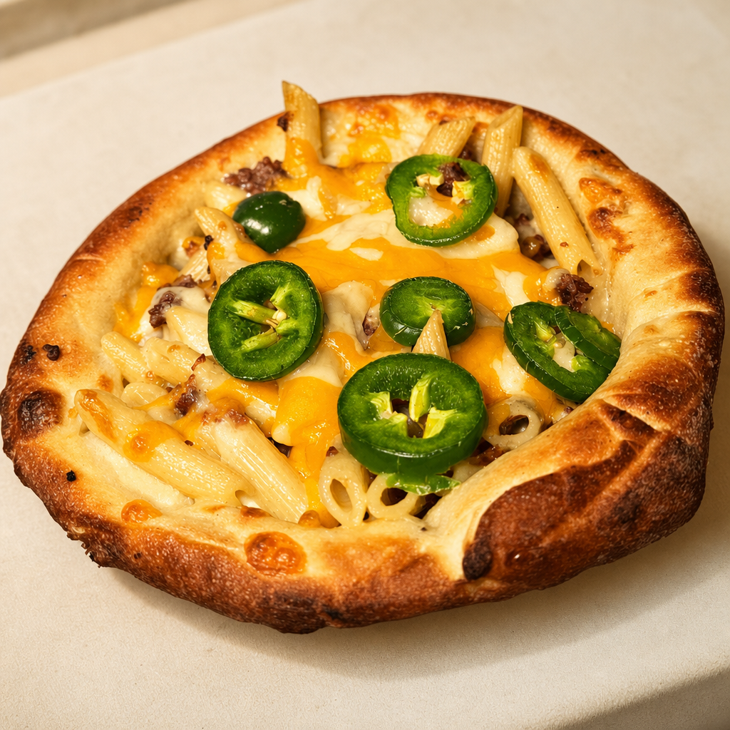Mac & Cheese w/ Bacon & Jalapeno.