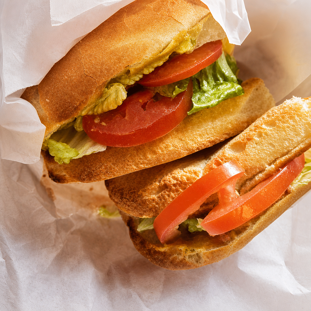 Turkey N Cheese Sandwich.