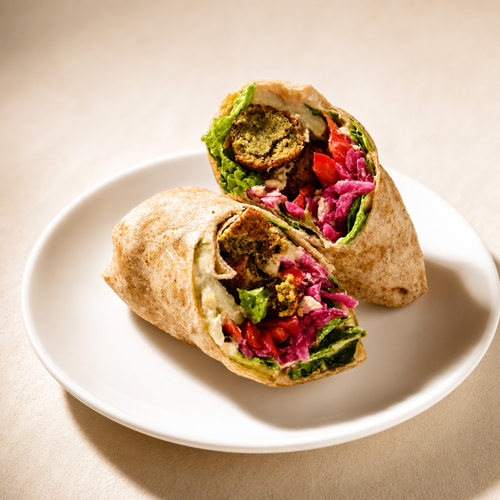 Falafel Hummus Wrap