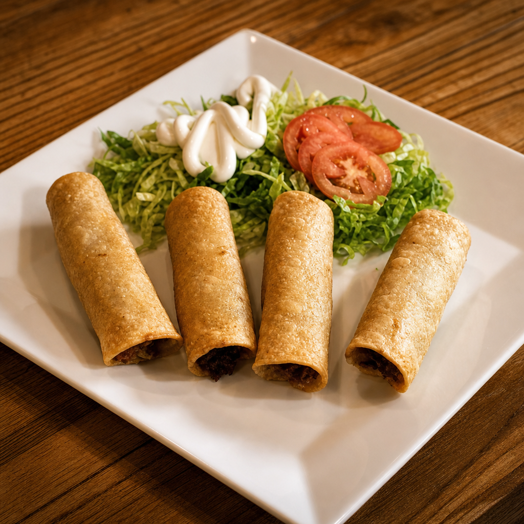 Crispy Chicken Flautas