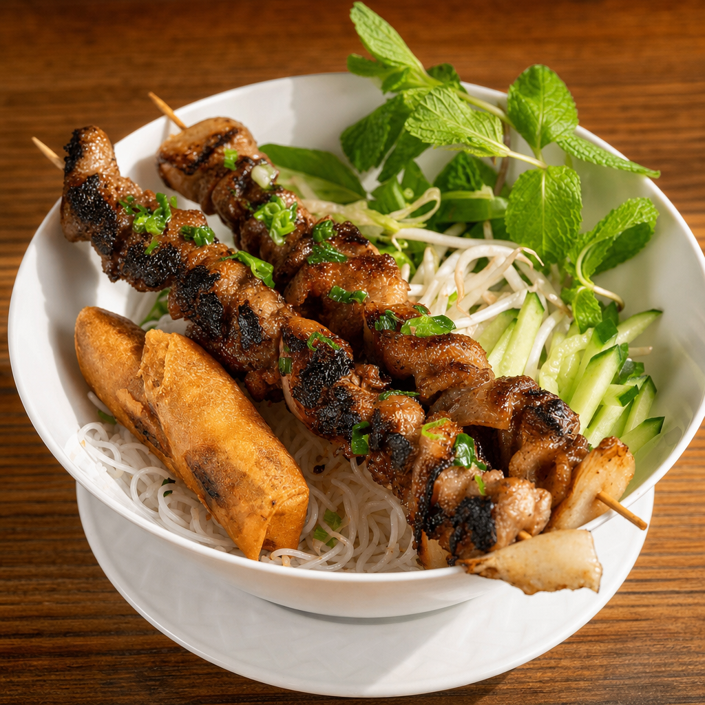 Noodle with Grilled Pork / Bun Heo Nuong
