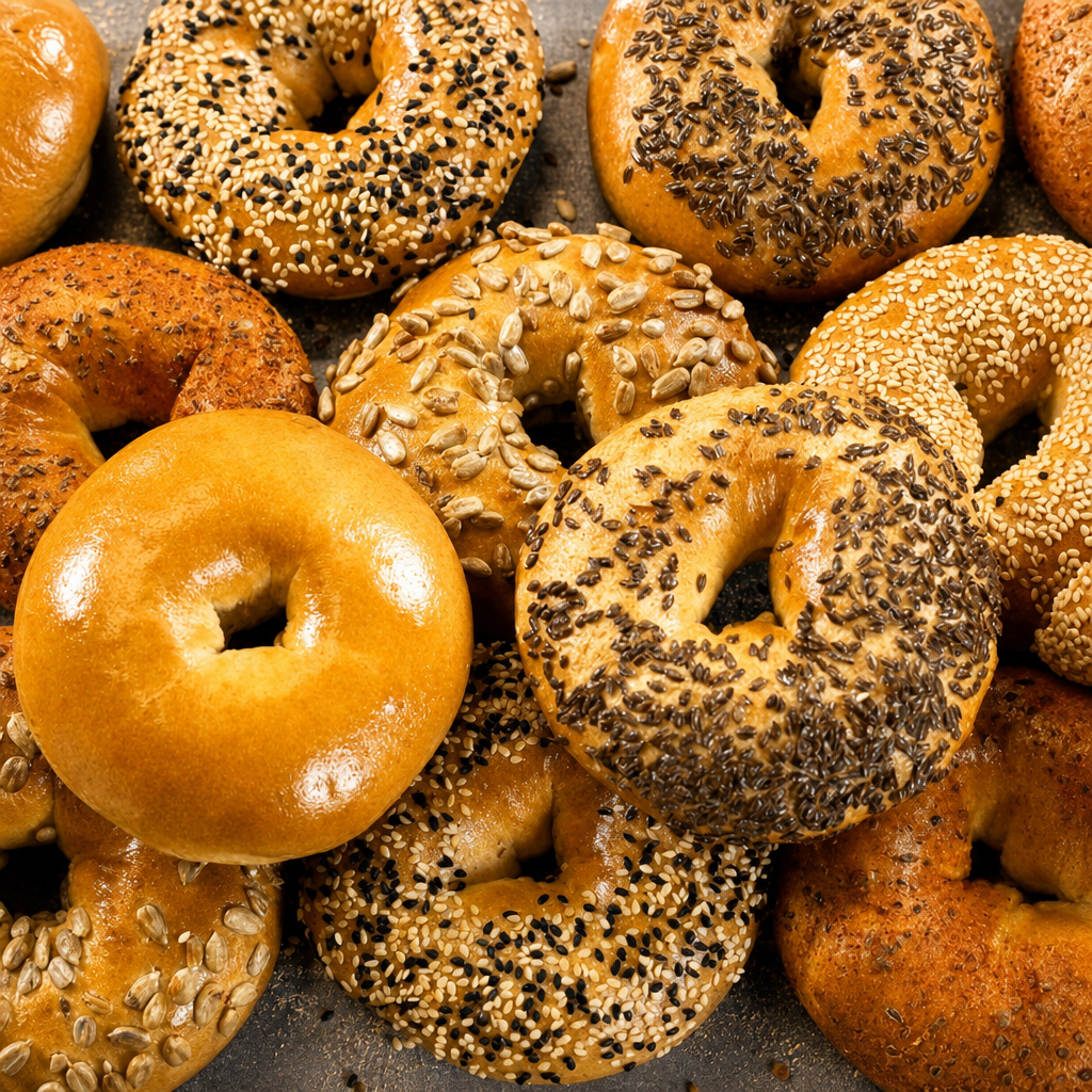 Assorted Bagels.